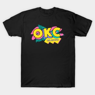 Oklahoma City Retro 90s Logo T-Shirt